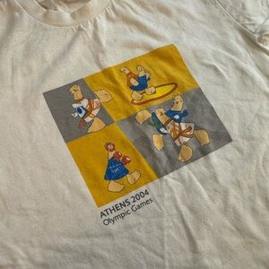 Olympic Games 2004 Athens T-Shirt Kids Sz 8/L Unisex